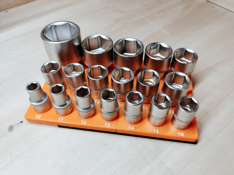 1/2" metric socket gridfinity organizer 10-36mm