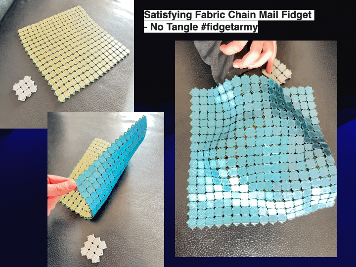 Big Satisfying Fabric Chainmail Fidget - No Tangle