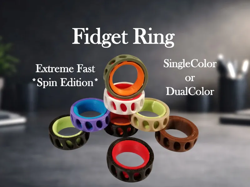 Fidget Ring Ultra Fast / Spin Edition