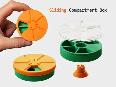 Sliding Compartment Box