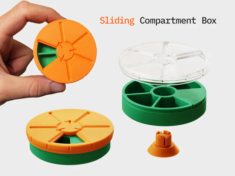Sliding Compartment Box