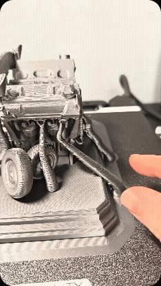Engine V8 Trophy Award for Mechanic Garage Award
