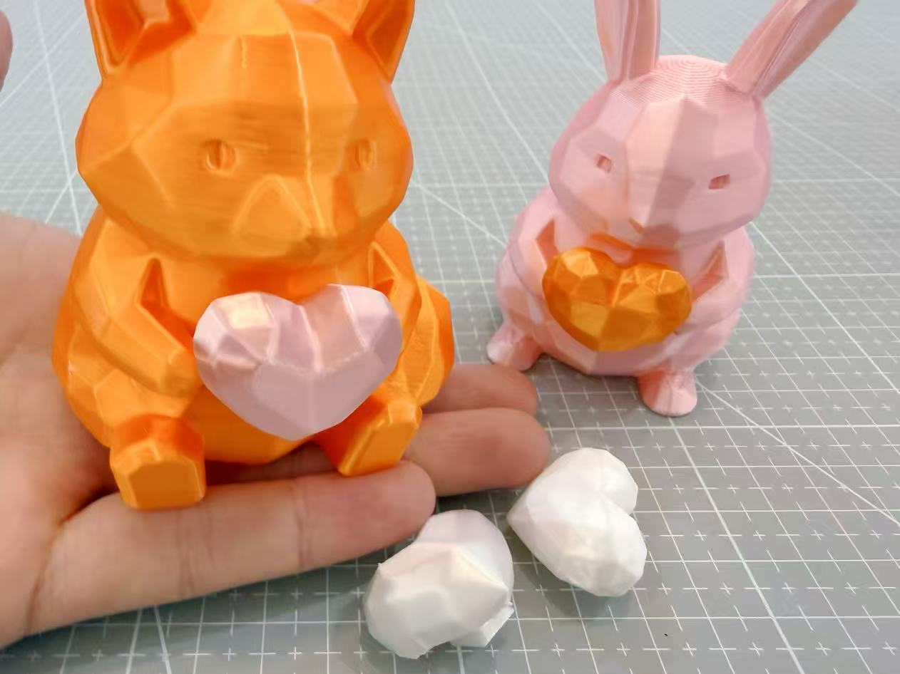 Geek's Romance: Fox & Bunny Valentine Couple