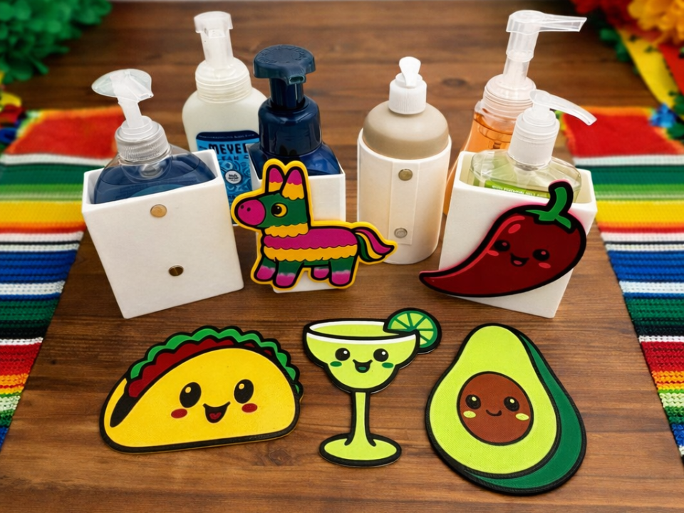 Cinco de Mayo & Taco Tuesday Magnets - Disp. Faces
