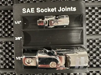 Gridfinity holder for SAE Socket Joints