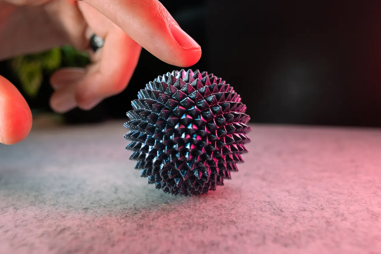Very Spiky Sensory Fidget Sphere view 2
