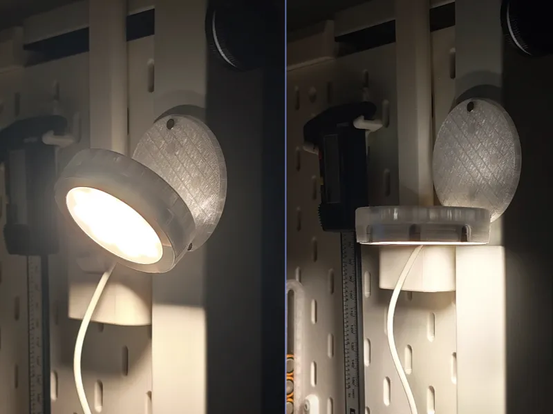 Magnetic LED Lamp with Adjustable Angles