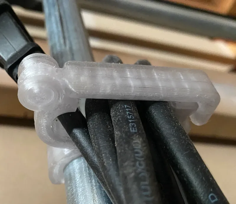Cable Clip/Organizer 3/4 inch EMT pipe or MPCNC