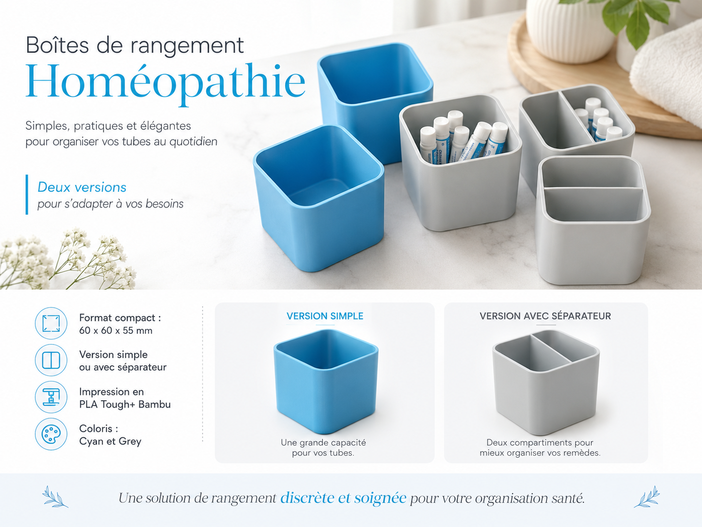 Boîtes  Homéo