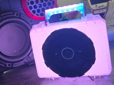 1800 case parts remix for led and amp riser