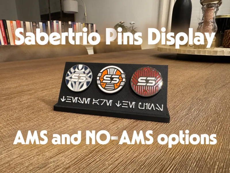 Sabertrio Pins Display (These are the pins)