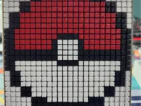 Puzzle pixel art Pokéball — photo 1