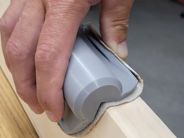 90 degree corner sanding block