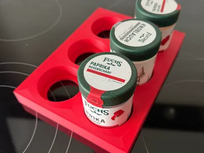 Fuchs Spice Jars - Stackable Storage (OT)