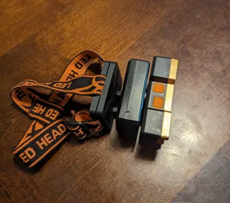 Headlamp magnetic mount conversion