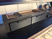 445mm Desk Shelf and Boxes