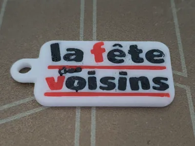 Neighbor's Day Keychain