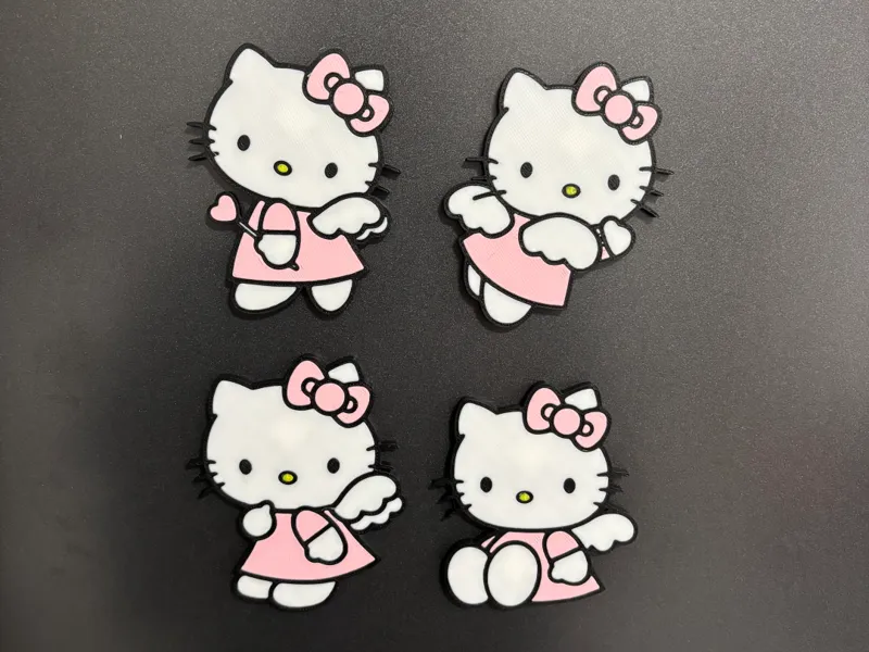 Four Colour 4色 HelloKitty 冰箱贴2（需要AMS）