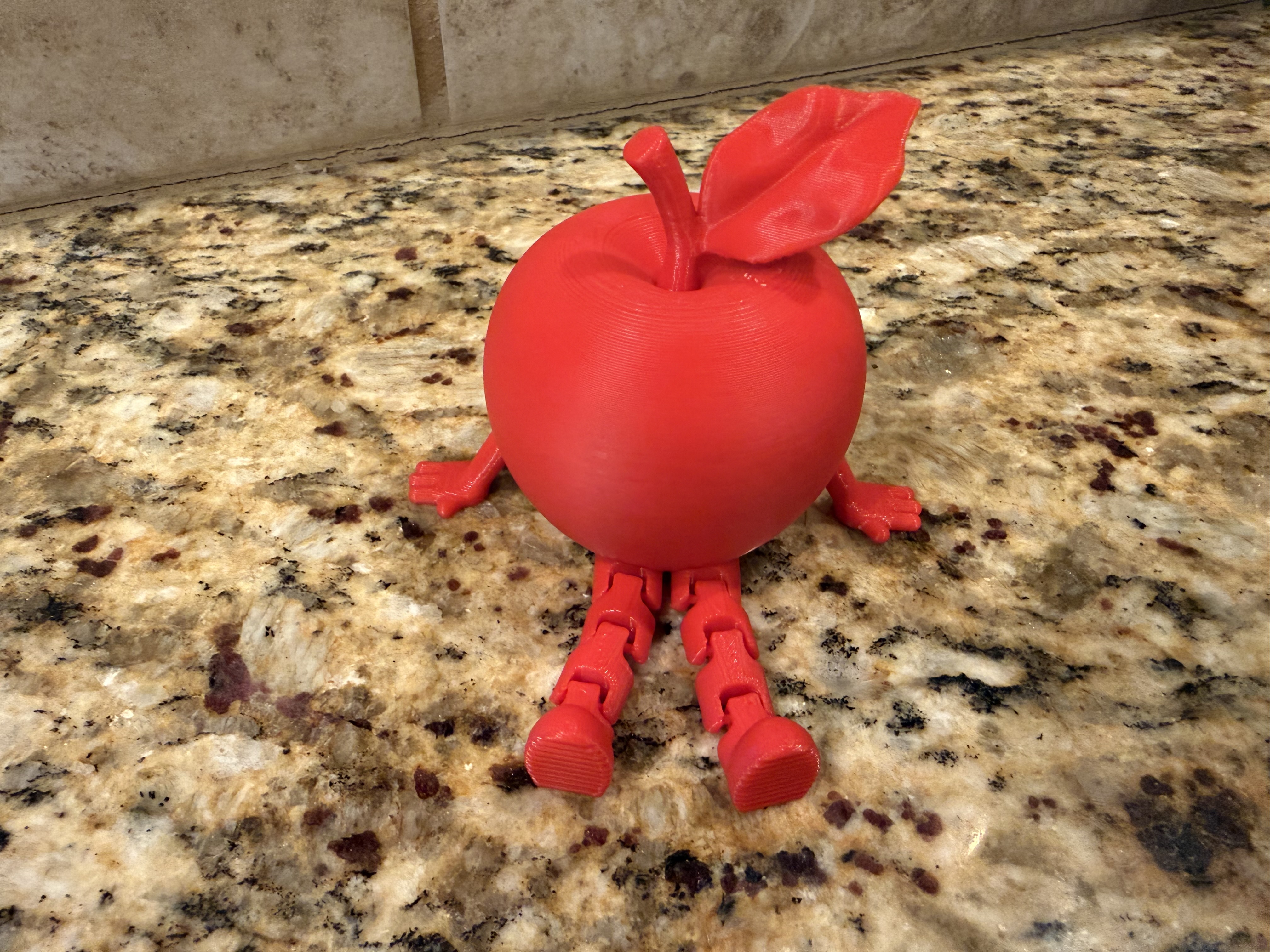 Miniatura 2 do modelo 3D Apple buddy flexi