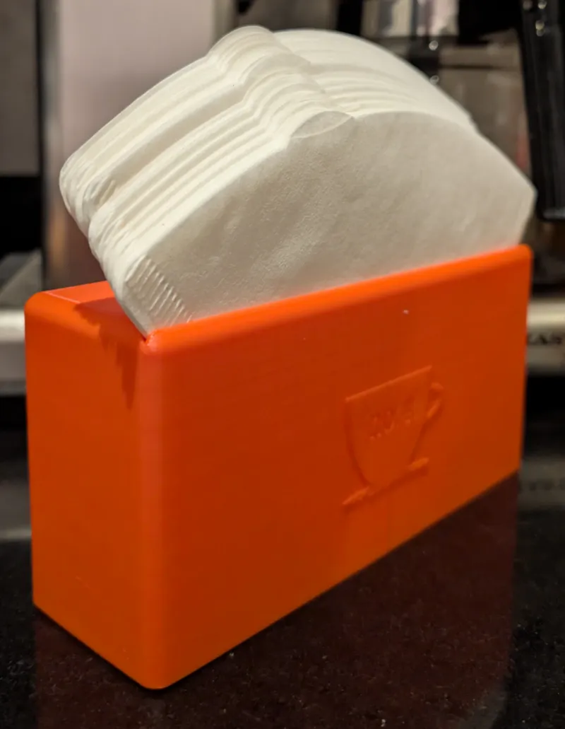 Ergonomic coffee filter holder