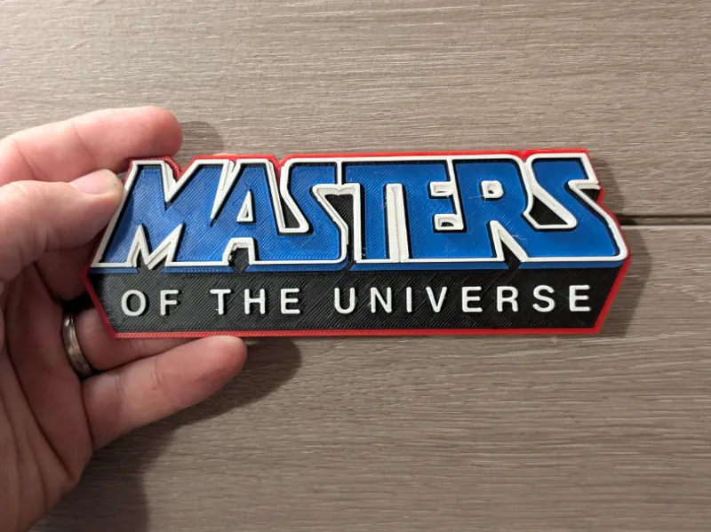 He-roes of the Universe logo sign plaque 2-sizes