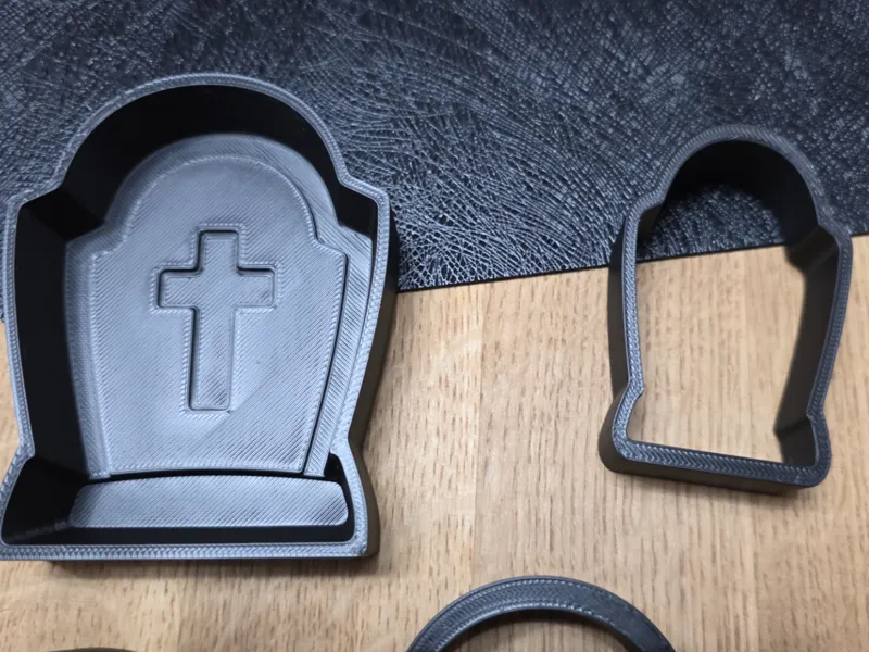Tombstone Cookie Cutter, mold - 2 Grave Halloween