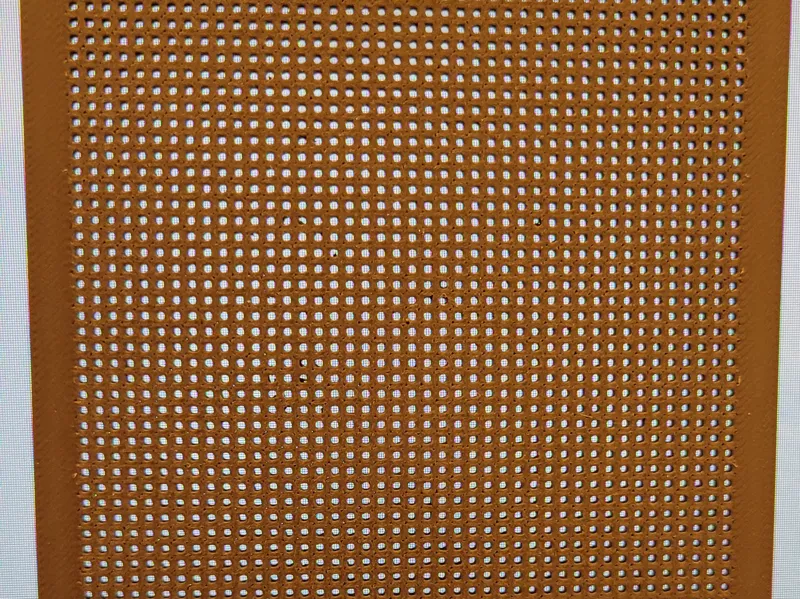 CROSS-STITCH EMBROIDERY MESH WITH FRAME