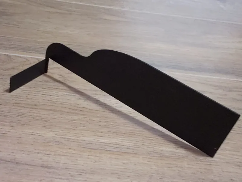 Bookshelf Divider with Label (smaller + no glue)