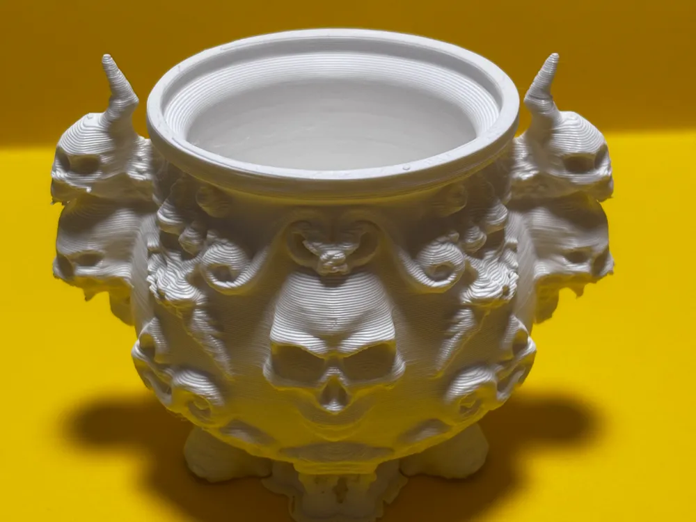 Halloween skull candy bowl - Free 3D Print Model - MakerWorld