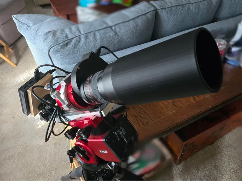 Lens Shade for Samyang 85mm F1.4 Lens-Astro Use