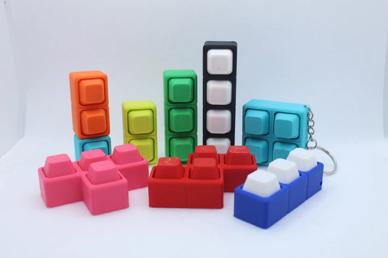Keyboard clicker fidget view 2