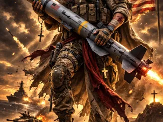 Holy warrior Jesus