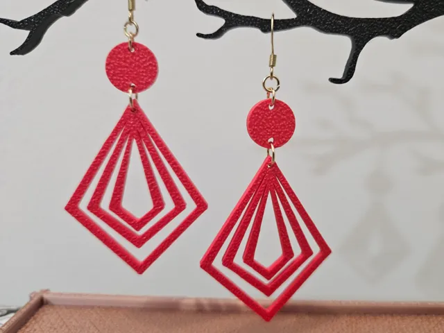 boucles d'oreille multiple triangle