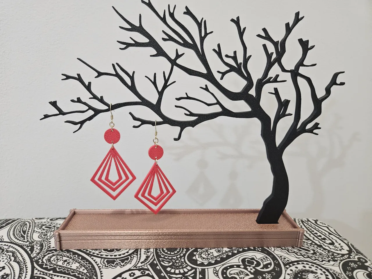 boucles d'oreille multiple triangle view 2