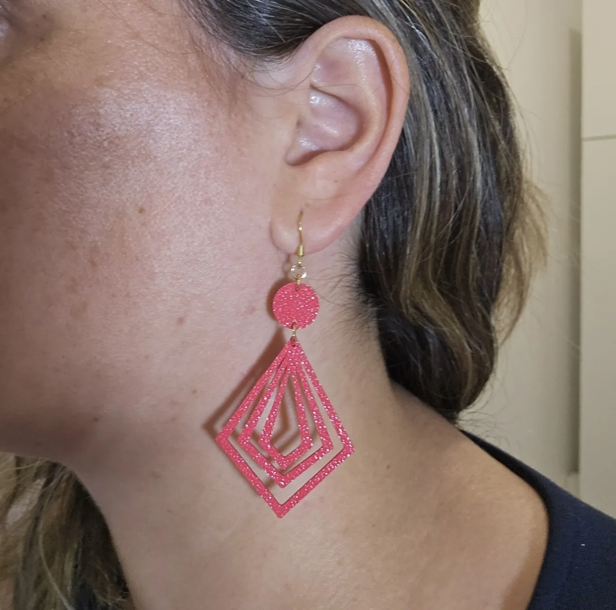 boucles d'oreille multiple triangle view 4