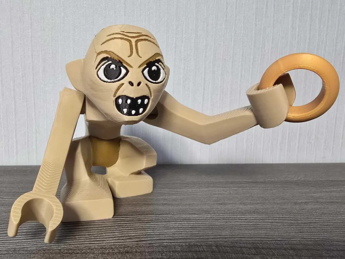 Gollum - Lord of the Rings * 500% ~13cm - Free 3D Print Model - MakerWorld