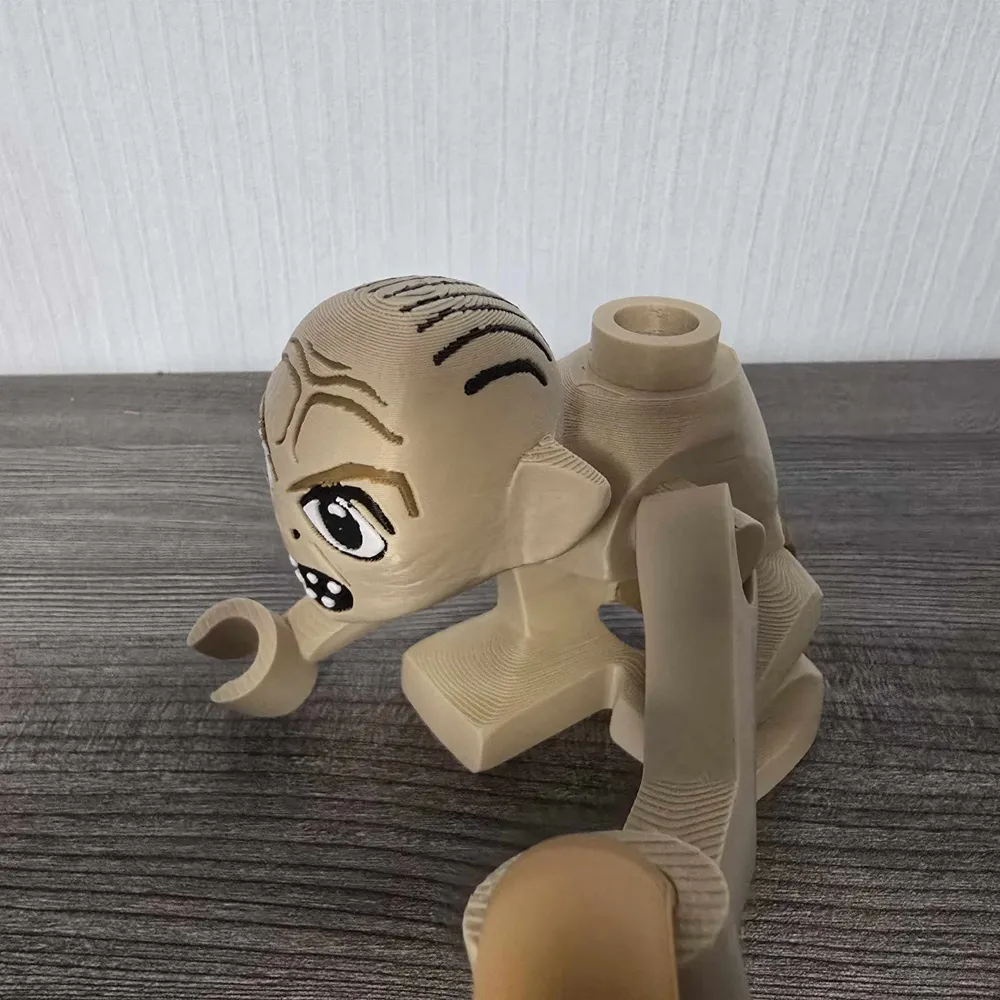 Gollum - Lord of the Rings * 500% ~13cm - Free 3D Print Model - MakerWorld