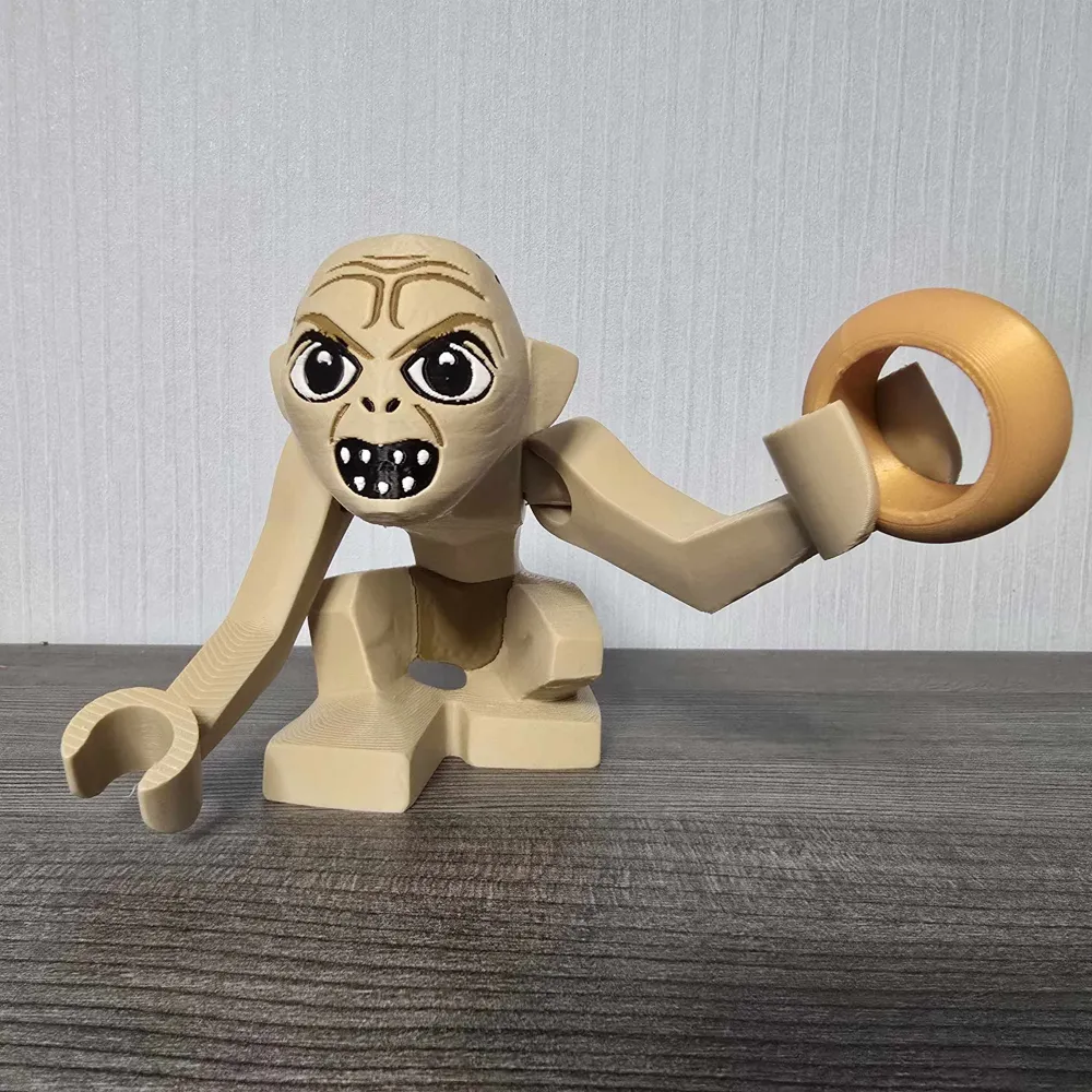 Gollum - Lord of the Rings * 500% ~13cm - Free 3D Print Model - MakerWorld