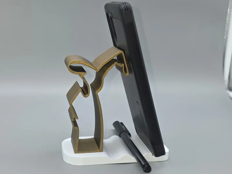 La Linea Phone Stand & Pen Holder | Desk Organizer