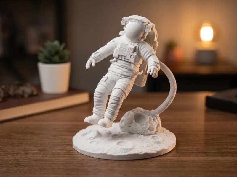 Silent Horizon - Astronaut Lunar Base Diorama