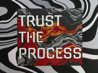 Trust The Process (Wall art)