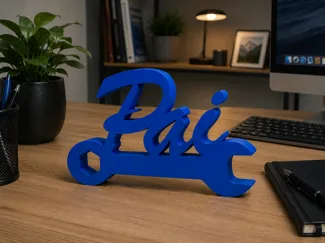 Troféu dia do Pai em Forma de Chave Inglesa