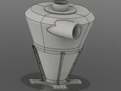 Jumbo Cylone Dust Separator 4"