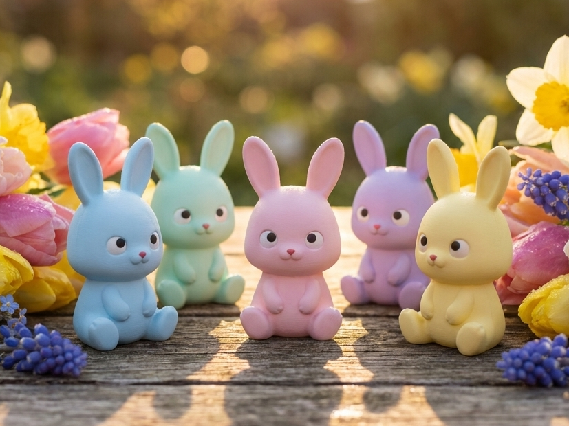 Cute Tiny Easter Bunny · Print a Bunny Army