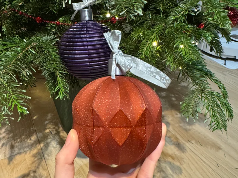 Christmas ornament with secret stash