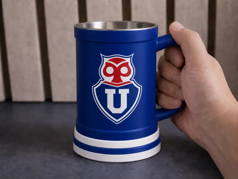 TAZA DE CERVEZA 500ML - U. DE CHILE