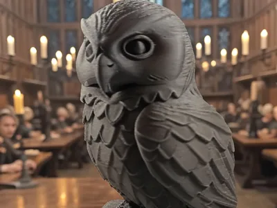 Hedwig Owl Bust