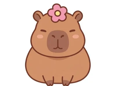 capybara flower