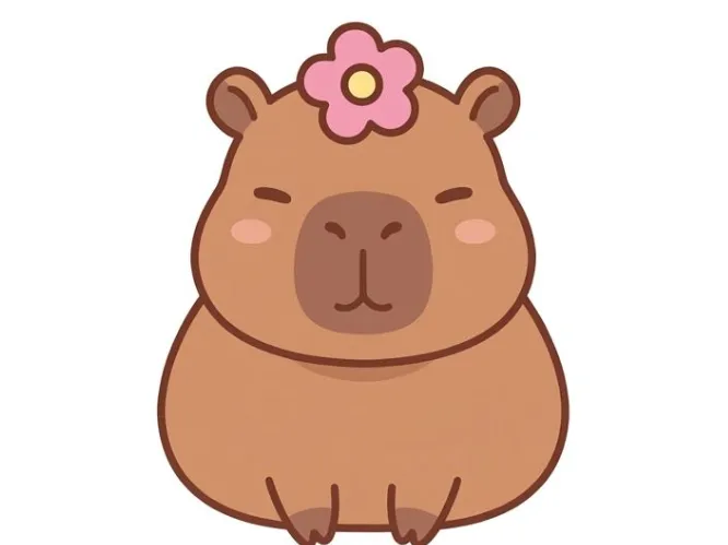 capibara flor