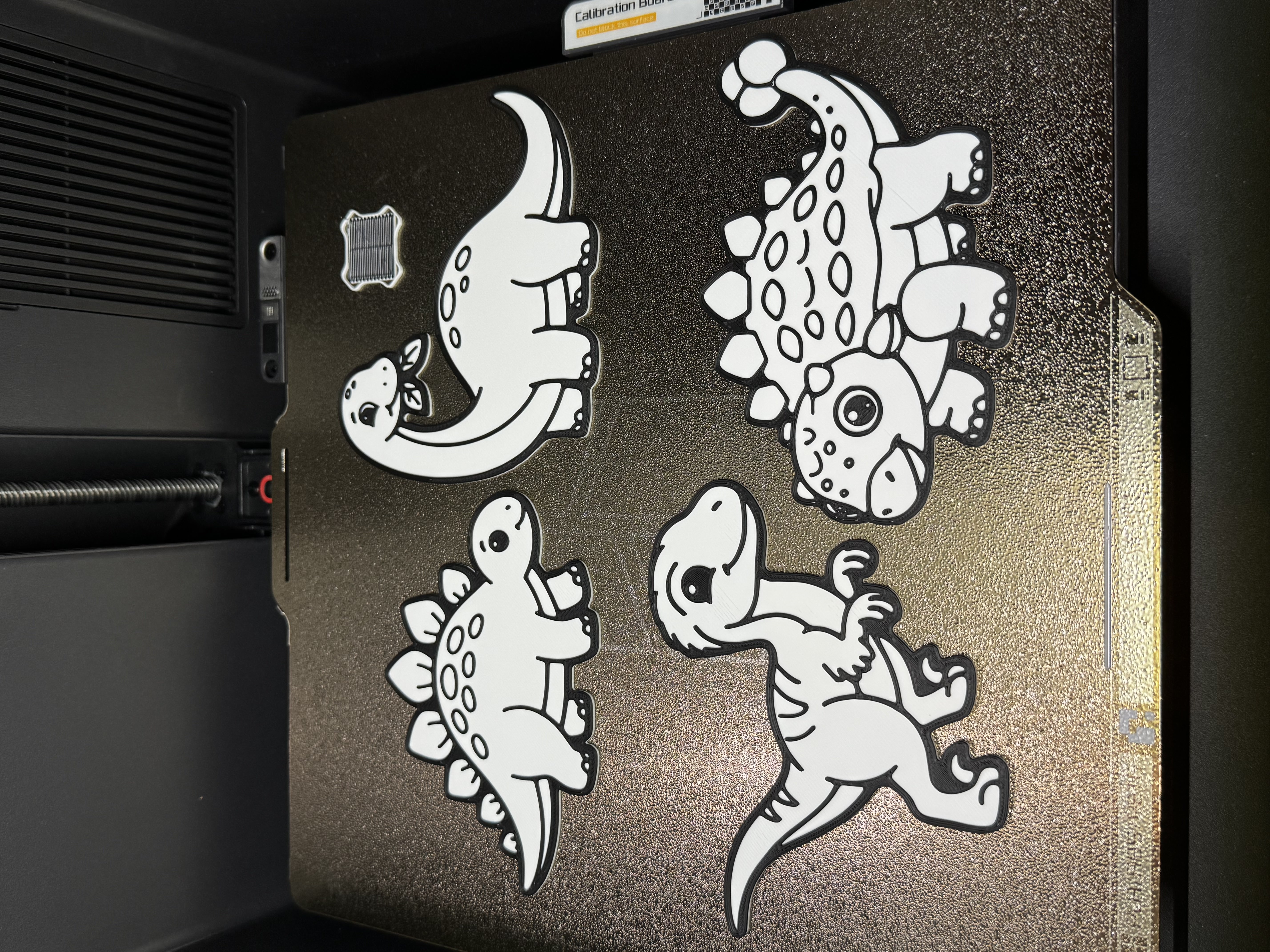 Kid's Coloring Plates - Dinosaurs - 1